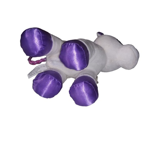 Claires Club Unicorn Play and Sound Stuffed Animal Glimmer Purple Feet Musical P - Picture 8 of 12